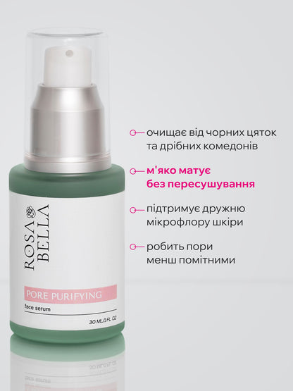 ПРОТИЗАПАЛЬНА СИРОВАТКА ДЛЯ ОБЛИЧЧЯ &quot;PORE PURIFYING&quot;