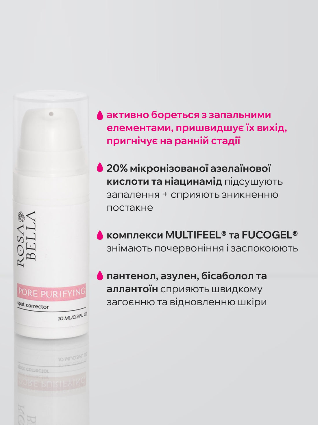 ПРОТИЗАПАЛЬНИЙ ТОЧКОВИЙ ЗАСІБ "PORE PURIFYING"