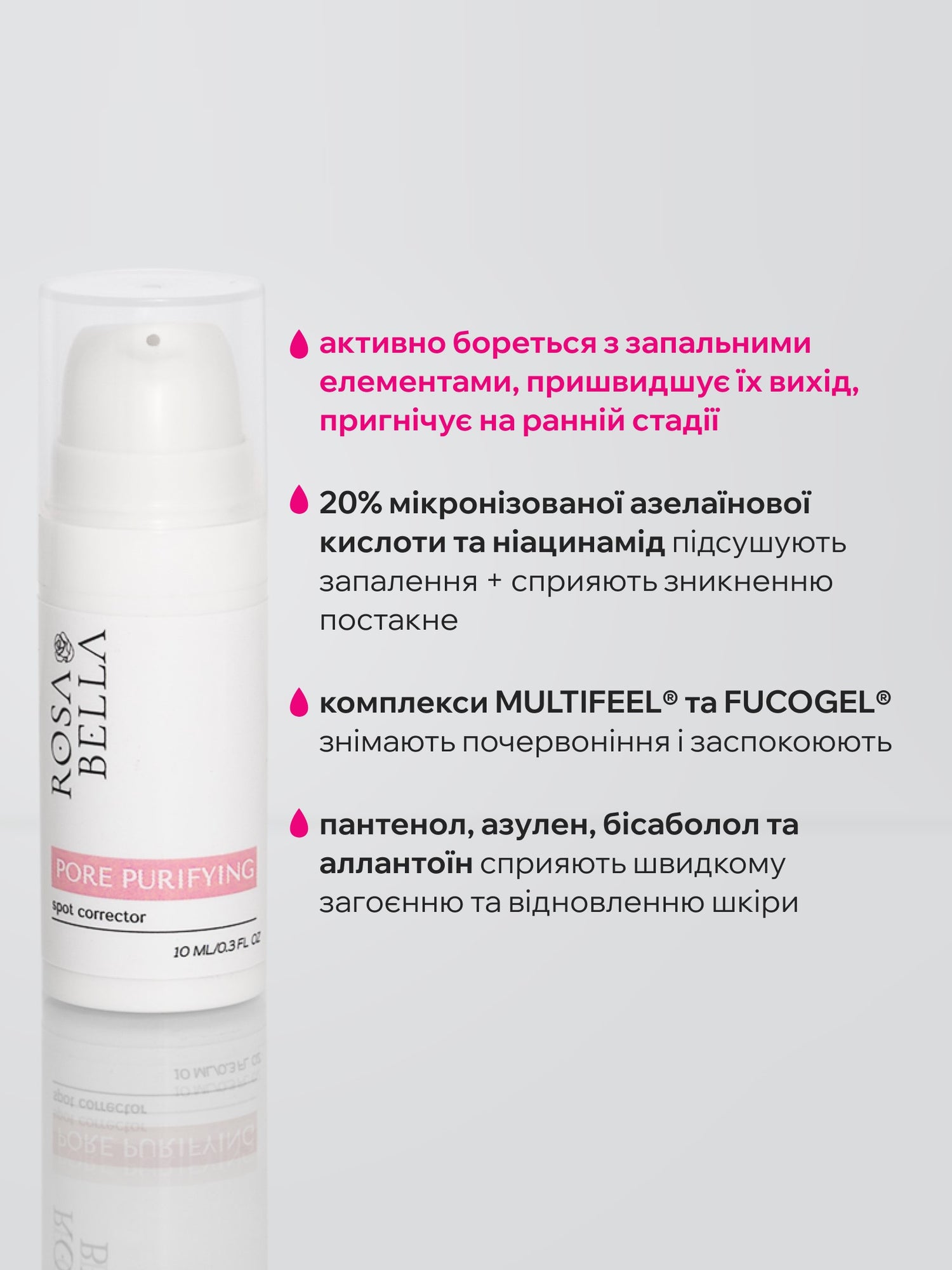 ПРОТИЗАПАЛЬНИЙ ТОЧКОВИЙ ЗАСІБ &quot;PORE PURIFYING&quot;
